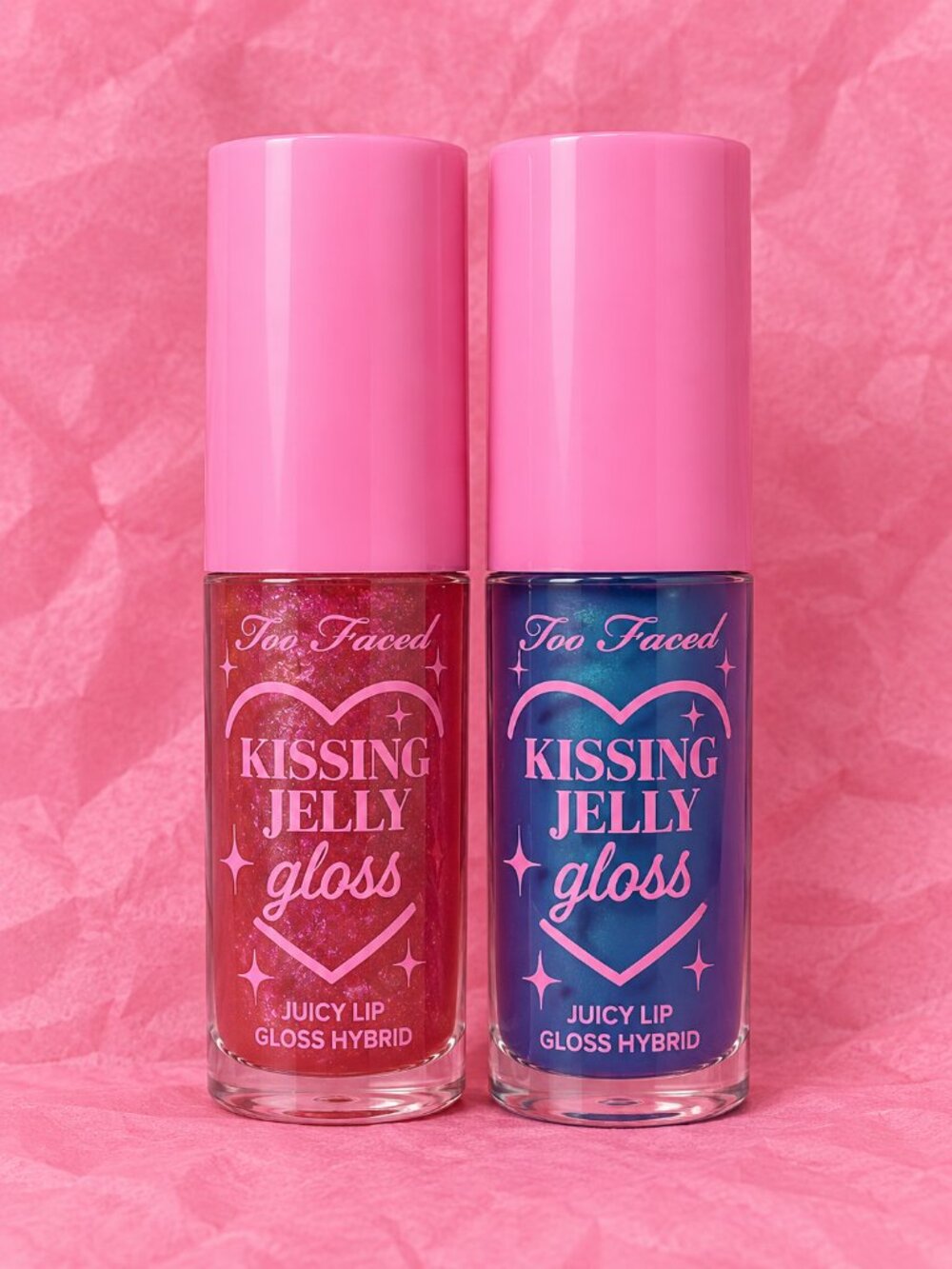 Too Faced Kissing Jelly Twice Upon A Time Lip Oil Gloss Duo Limited Edition